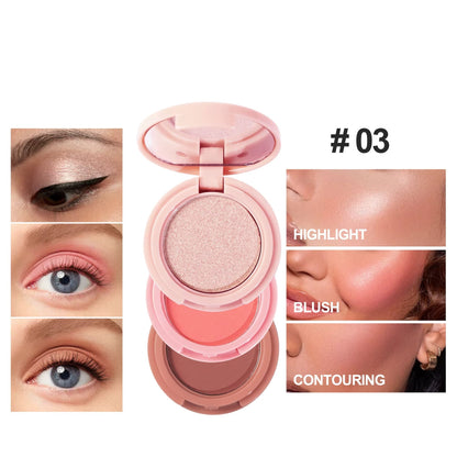 3-in-1 Blush Palette