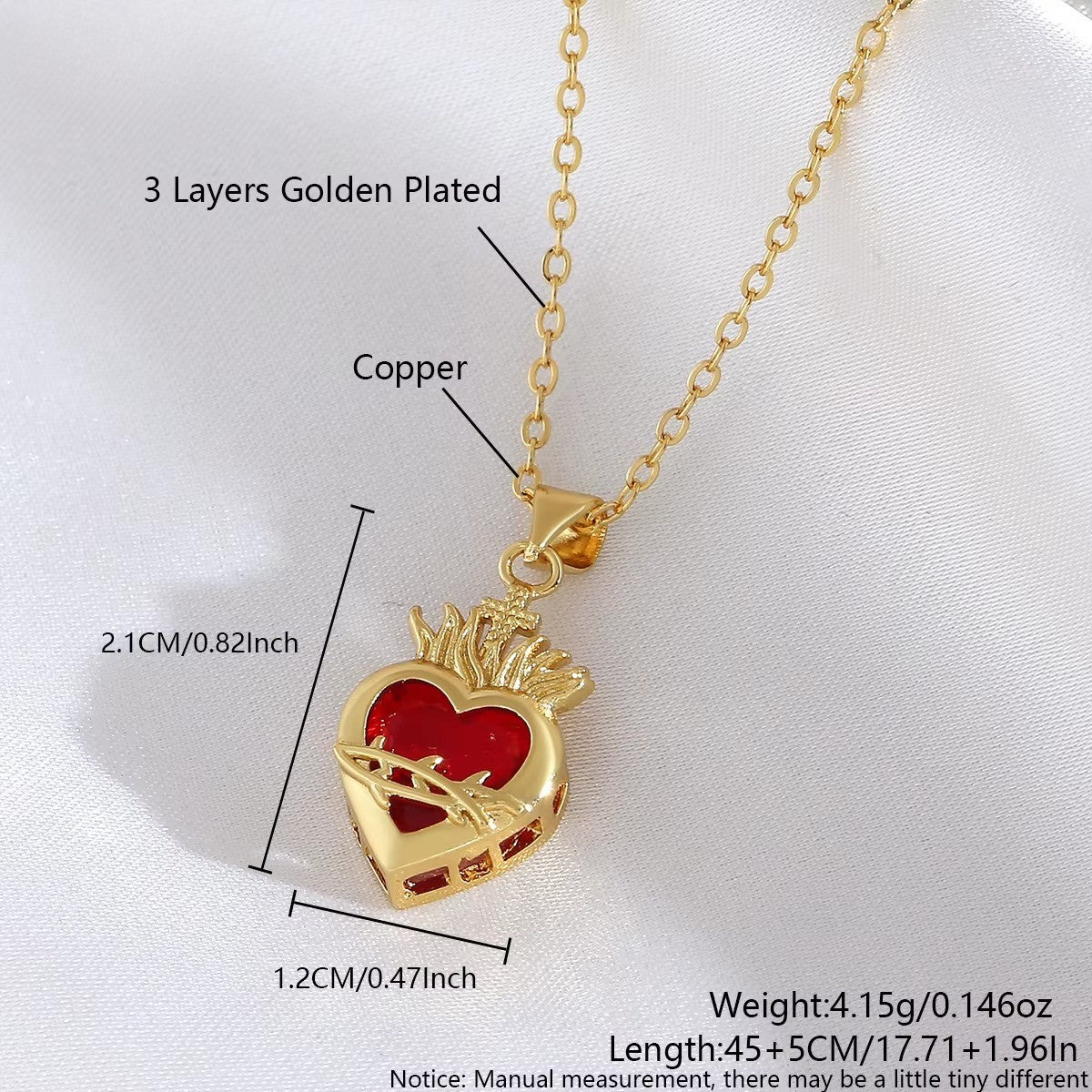 Sacred Heart of Jesus Necklace